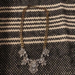 Clear crystal diamond necklace ?